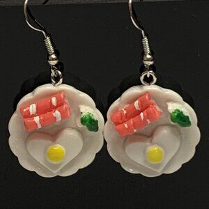 Egg Earring, Funny Food Earring, Gift Idea, Silly Earring, Cute Earring, Novelty